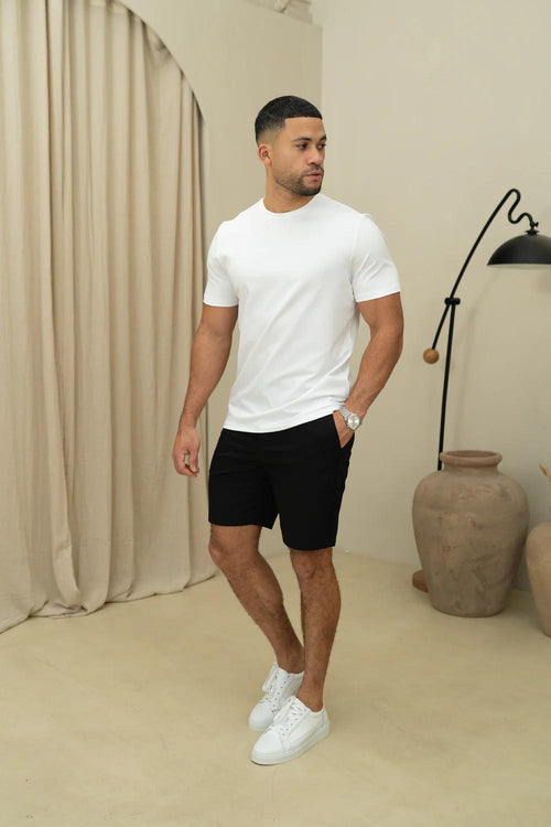 Capo - Chino Side Adjuster Short - Black