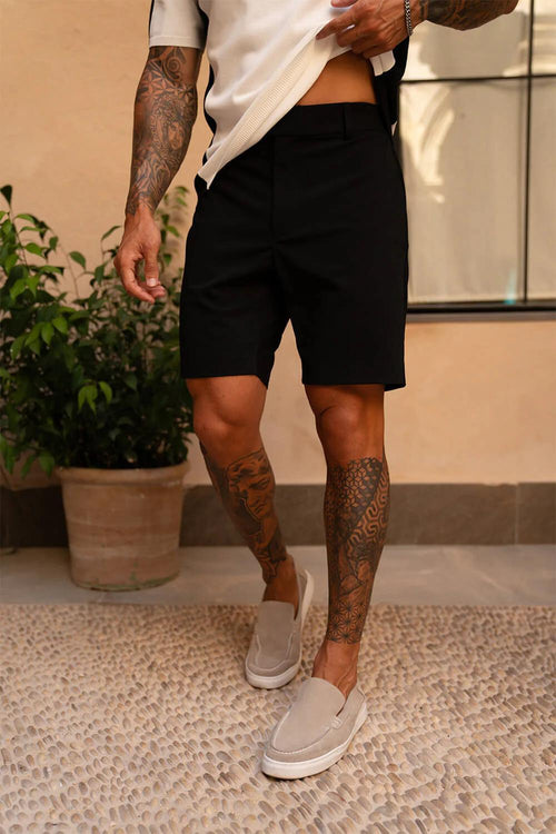 Ravello Tailored Shorts - Black