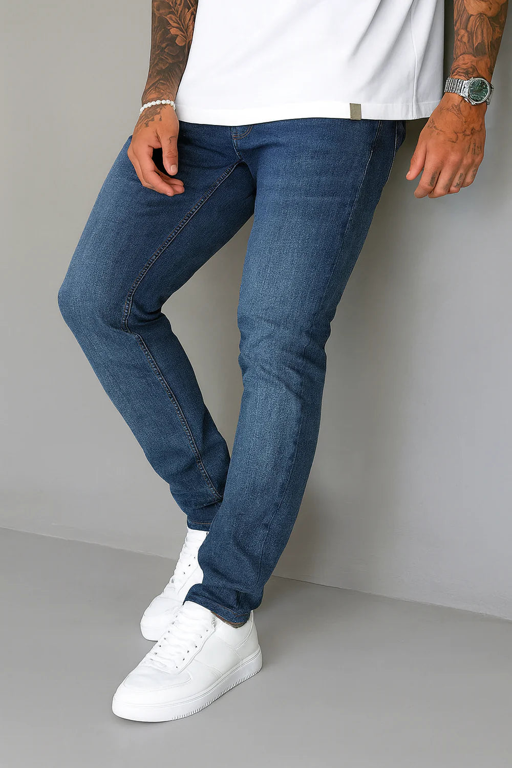 Slim Fit Jeans - Dark Blue