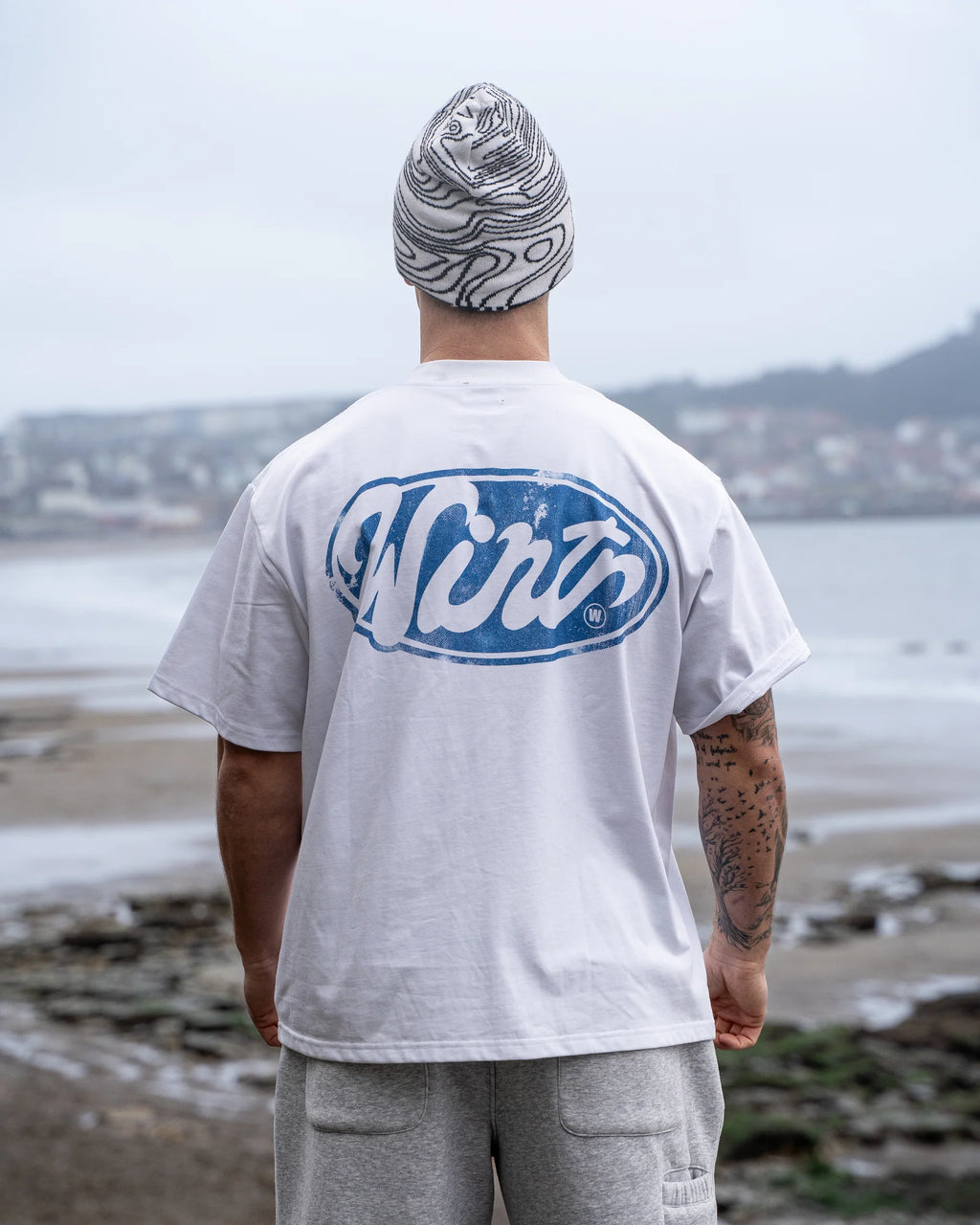 Blue logo Tee