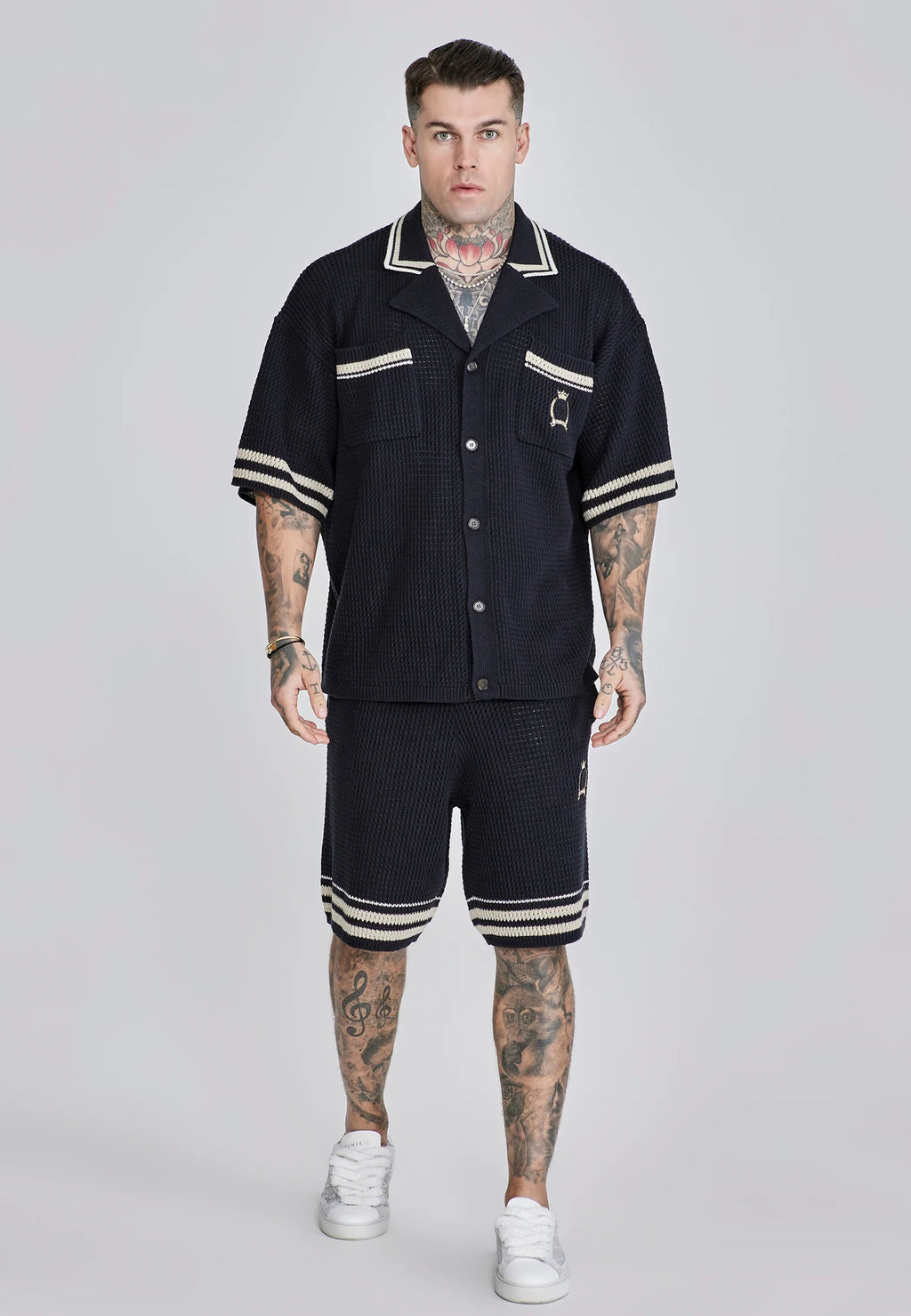 Knitted Shirt - Black