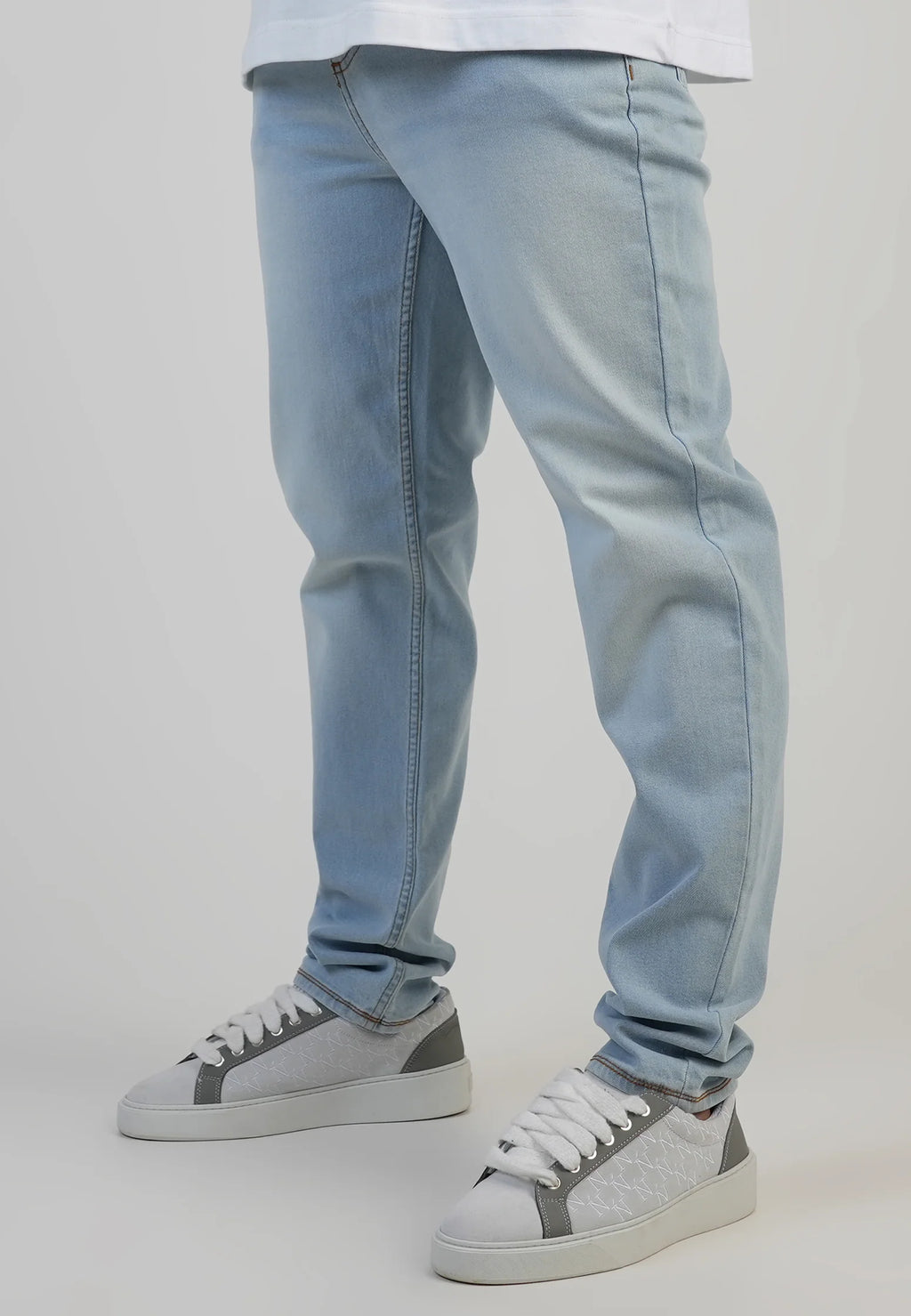 Slim Fit Jeans Washed Light Blue