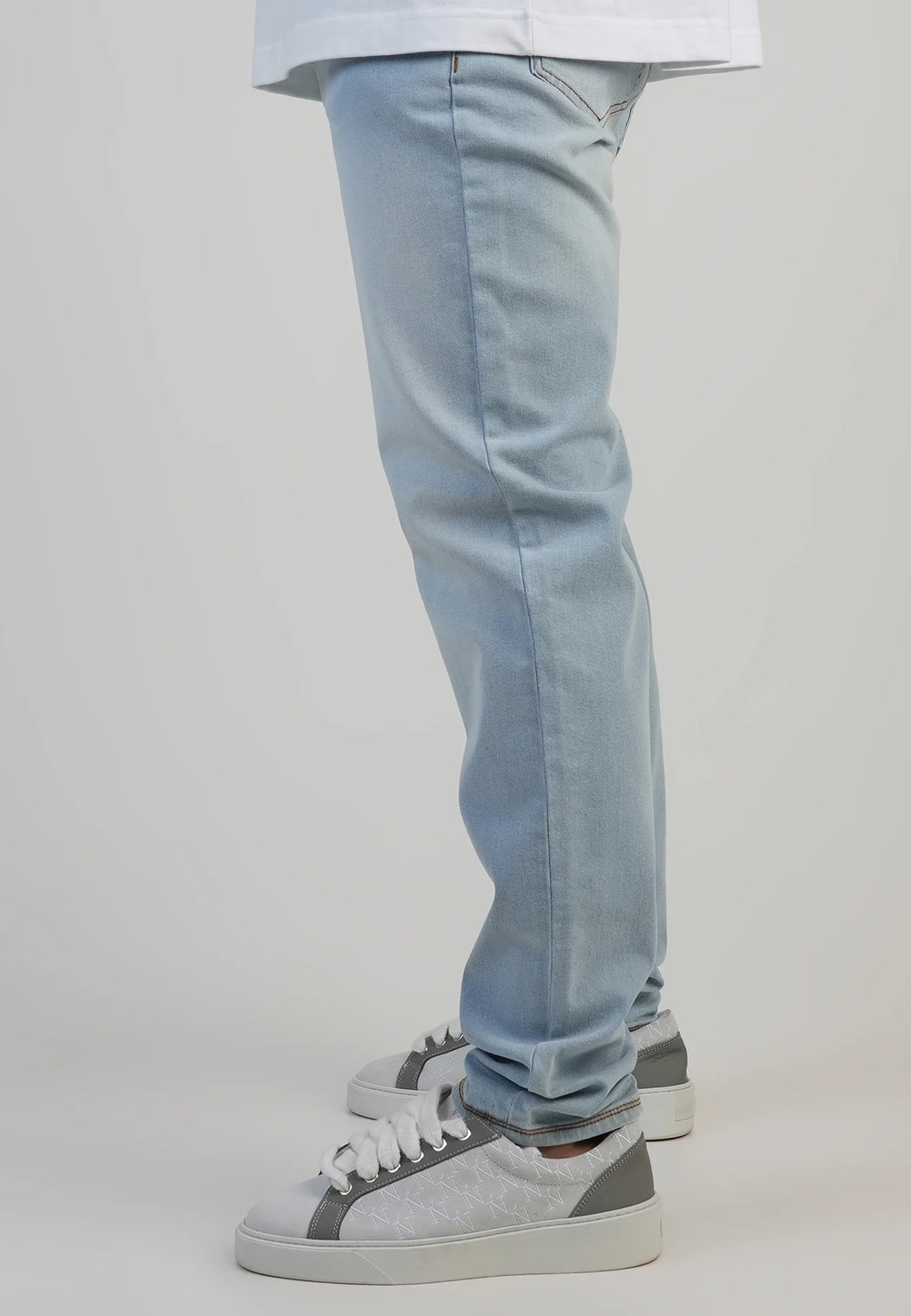 Slim Fit Jeans Washed Light Blue