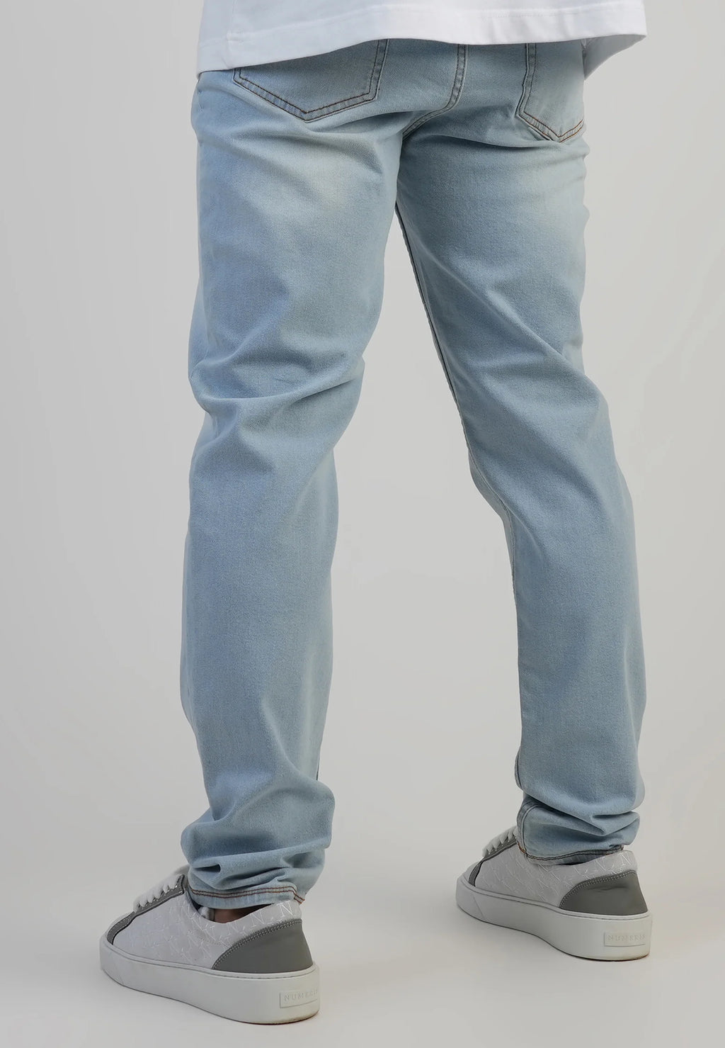 Slim Fit Jeans Washed Light Blue