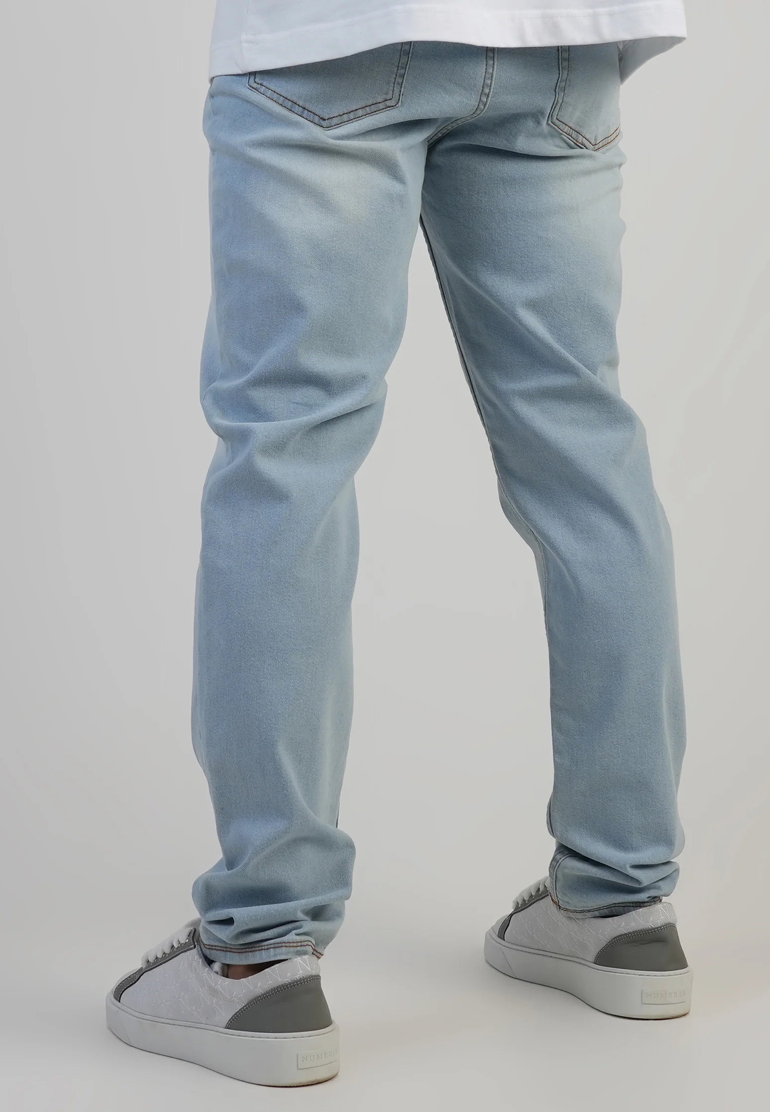 Slim Fit Jeans Washed Light Blue