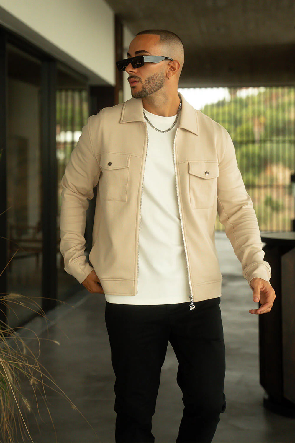 Mercer Overshirt - Beige