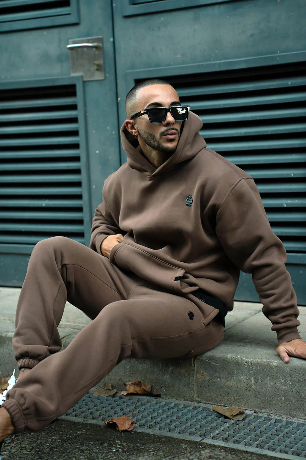 Core Luxe Hoodie - Brown