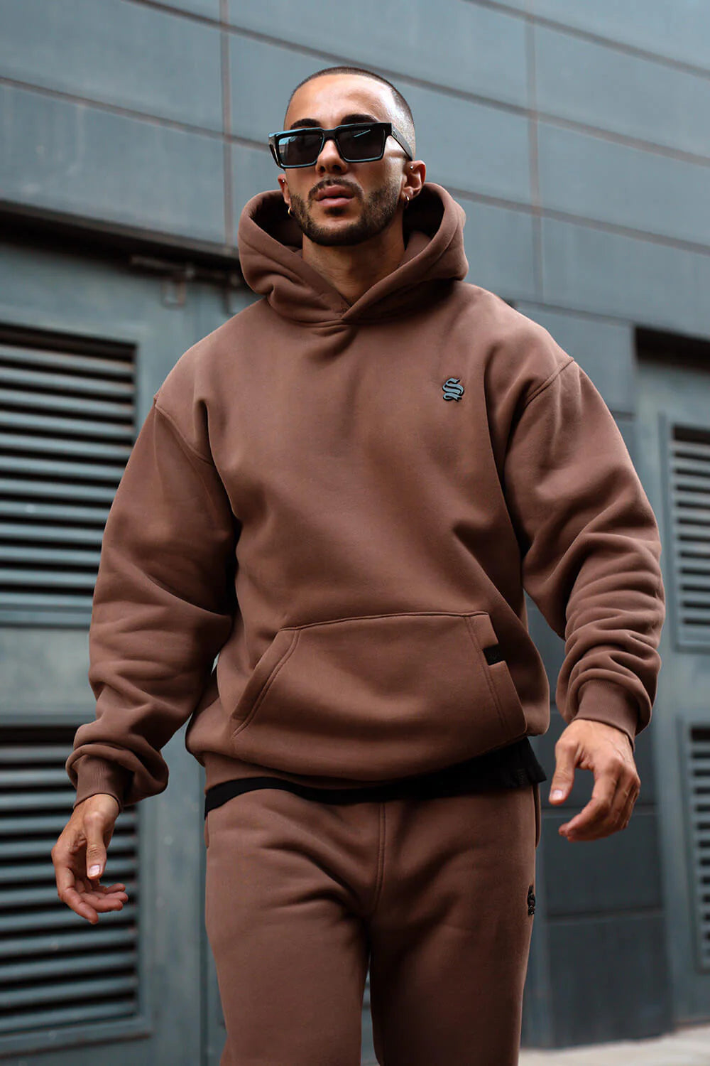 Core Luxe Hoodie - Brown