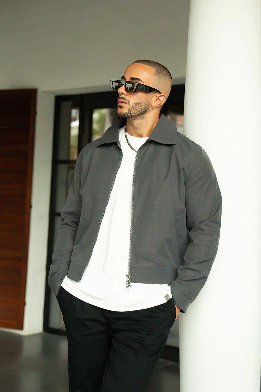 Harrington Jacket - Grey