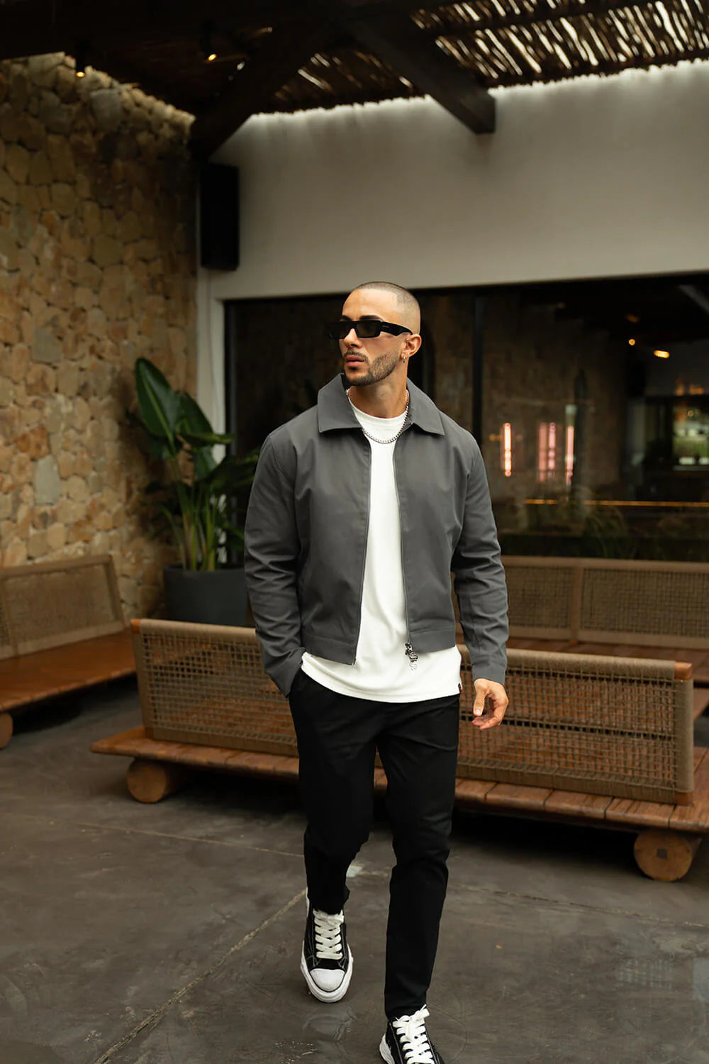 Harrington Jacket - Grey