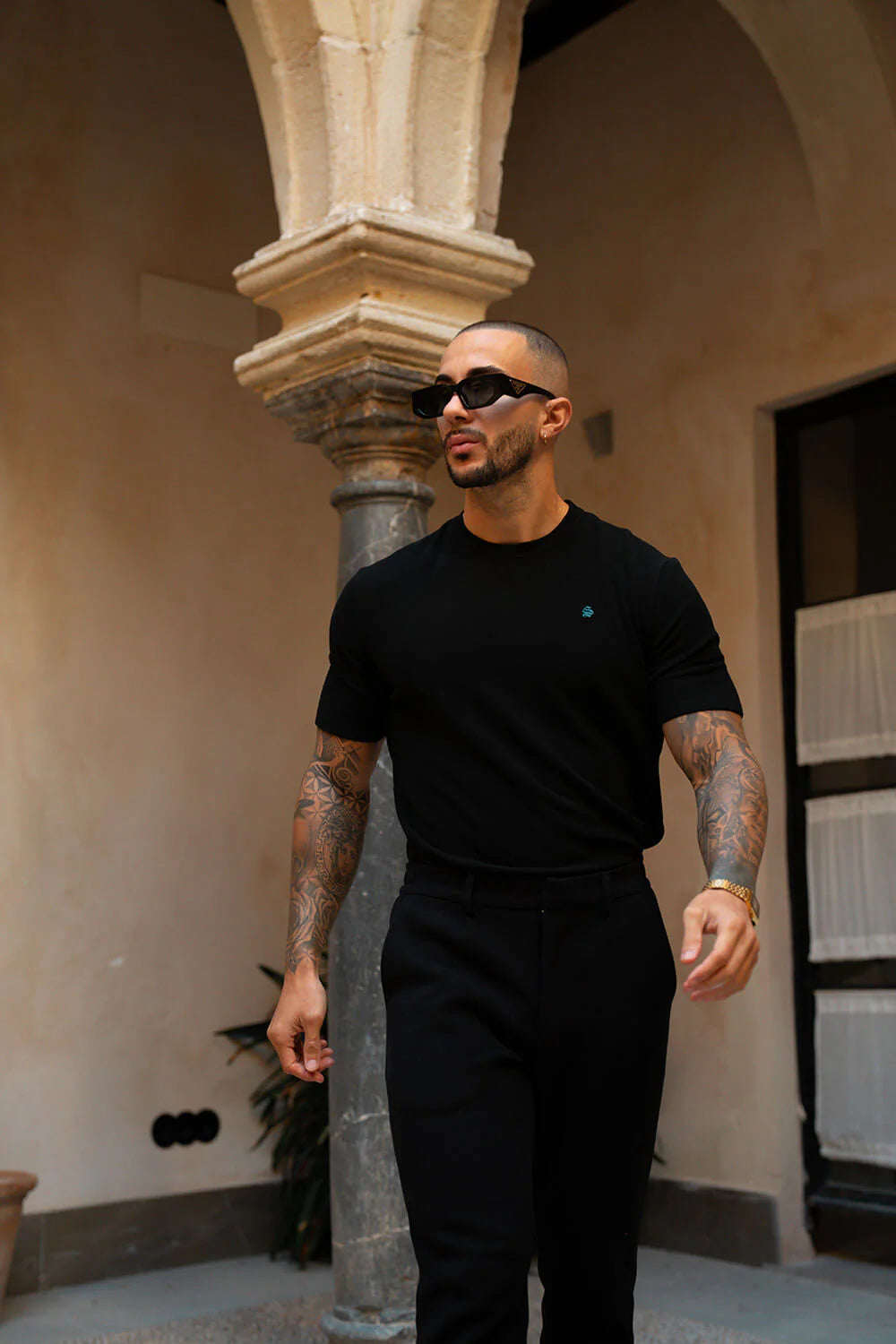 Luxe Knit Tee - Black