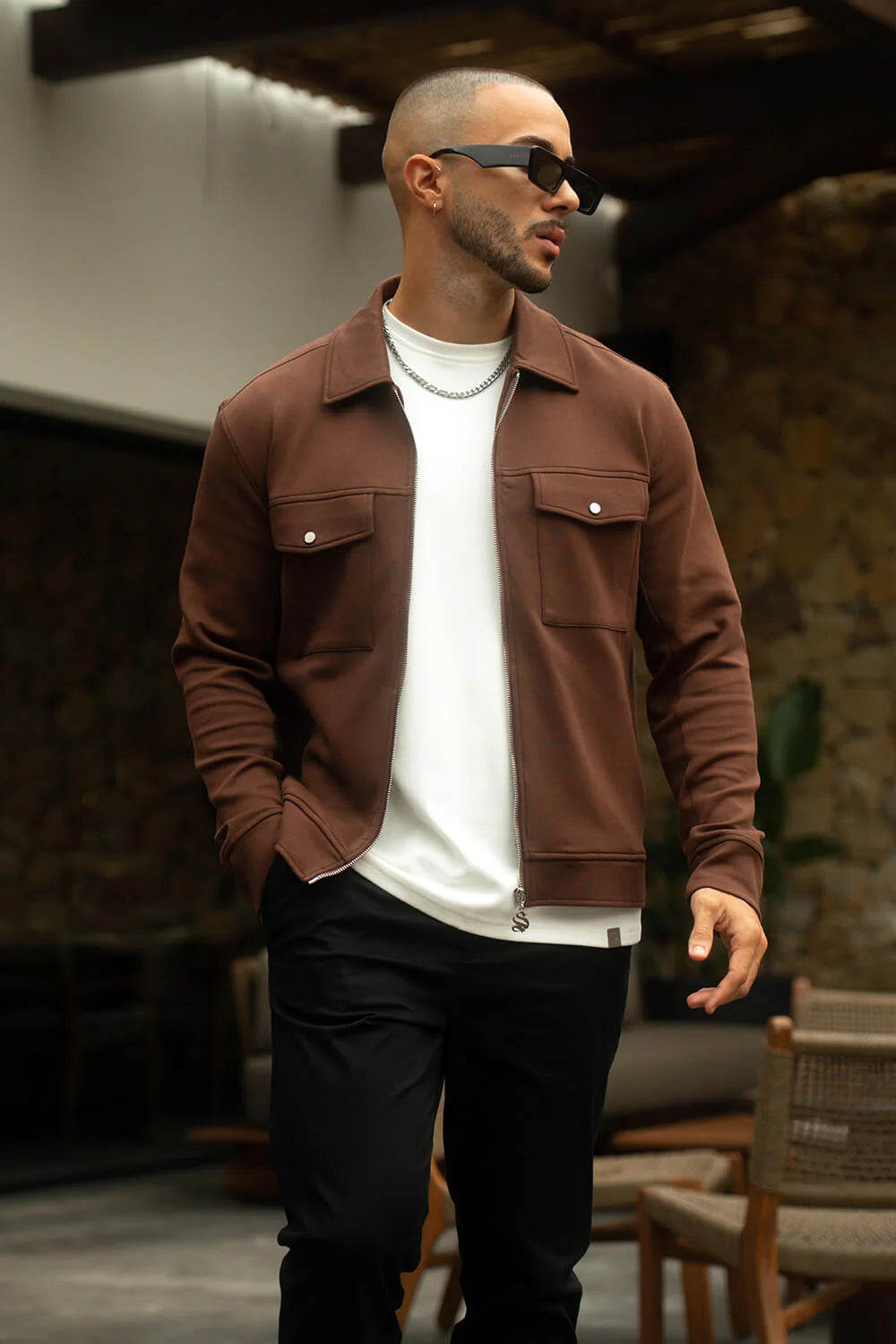 Mercer Overshirt - Chocolate