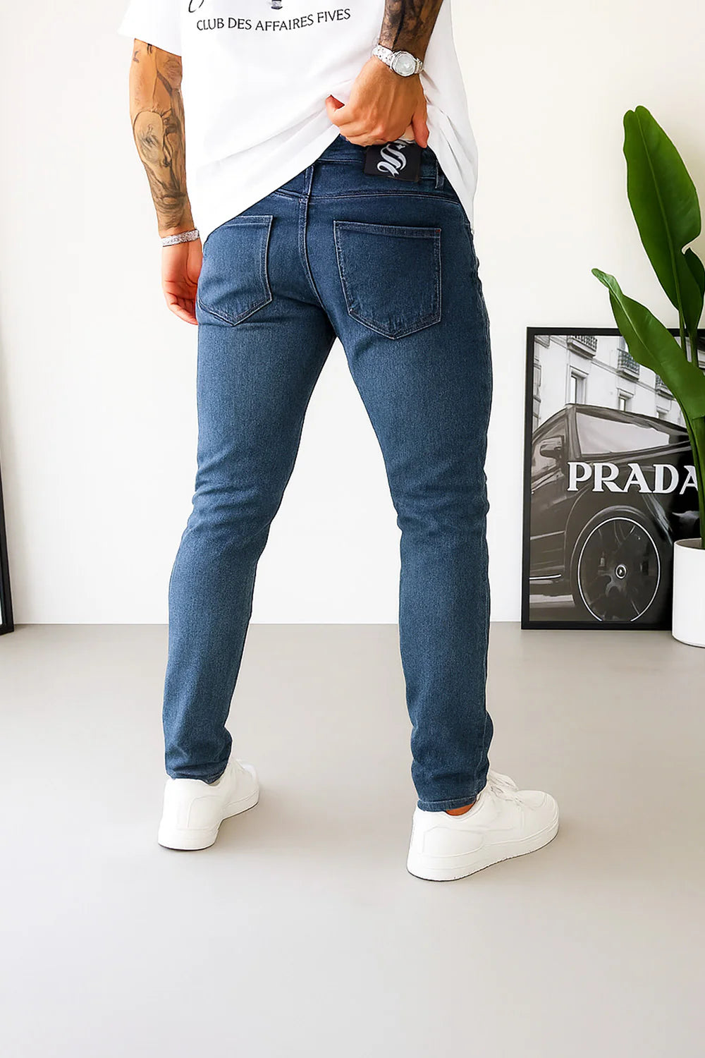 Slim Fit Jeans - Dark Blue