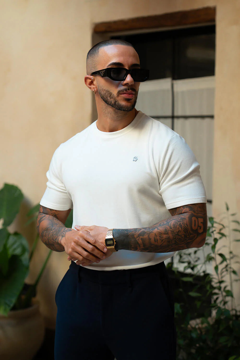 Luxe Knit Tee - White