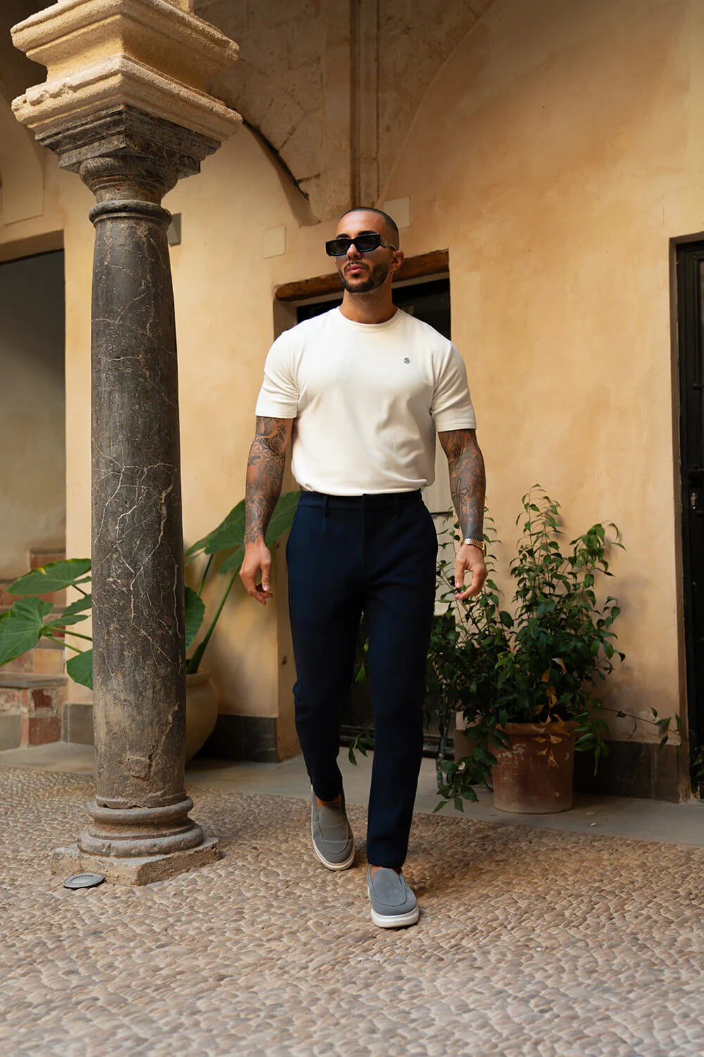 Luxe Knit Tee - White